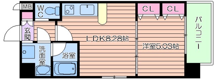 間取図 プレジオ中津