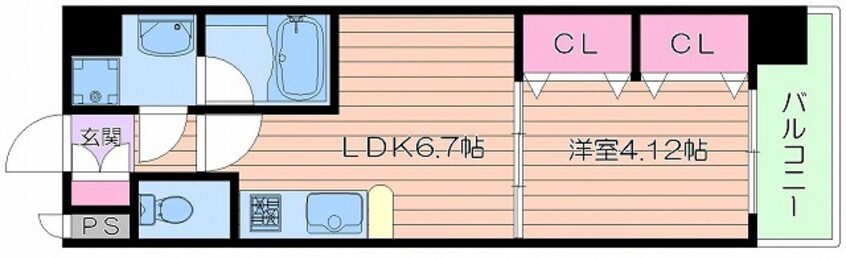 間取図 プレジオ中津