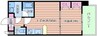 プレジオ中津 1LDKの間取り