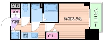 間取図 プレサンス松屋町駅前