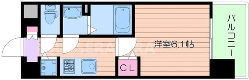 間取図 プレサンス南森町駅前