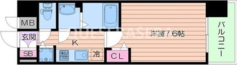 間取図 プレサンス松屋町駅前デュオ