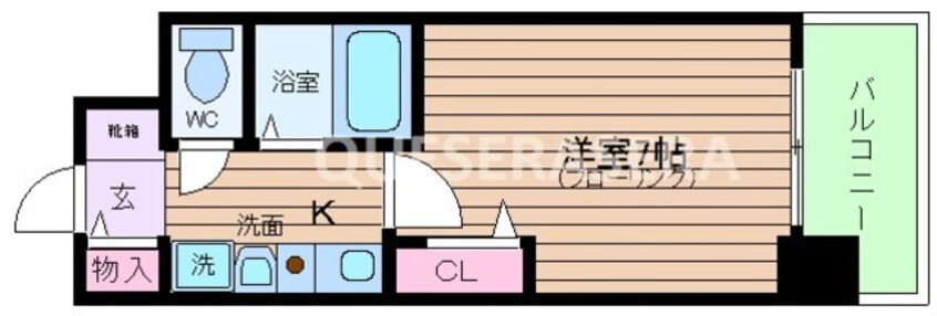 間取図 エスリード新梅田