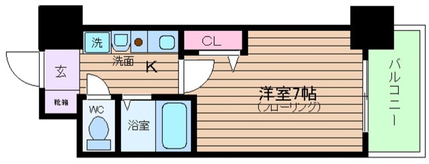 間取図 エスリード新梅田