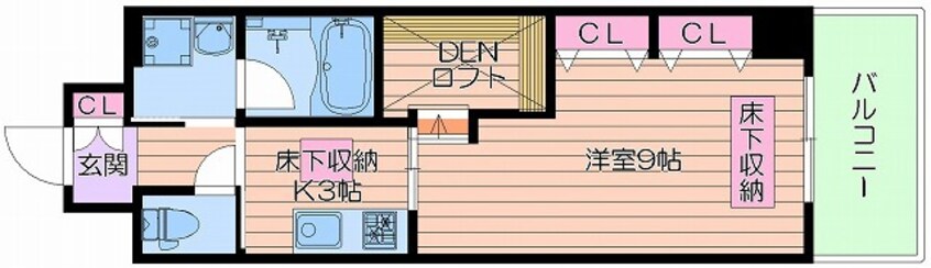 間取図 ARROW FIELDS貮番館
