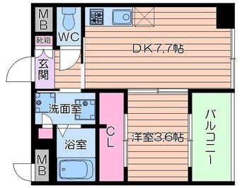 間取図 アリス・マナーガーデン谷町