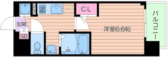 間取図 グランカリテ天神橋