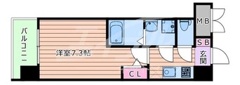 間取図 S-RESIDENCE大阪同心
