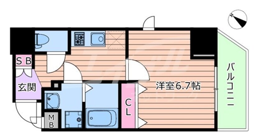 間取図 アクアプレイス江戸堀