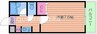 グランエトワール 1Kの間取り