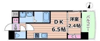 間取図 セレニテ天六リアン