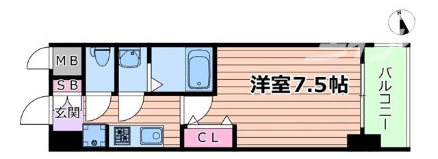間取り図 プライムアーバン南森町