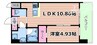 大阪メトロ谷町線/天神橋筋六丁目駅 徒歩11分 2階 1年未満 1LDKの間取り