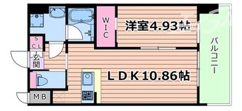 間取図 プレジオ天神橋ASIAN