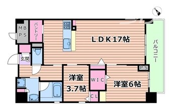 間取図 ALBLANC KYOMACHIBORI