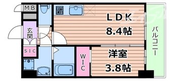 間取図 エスリードレジデンス梅田マークス