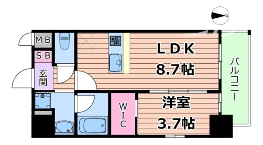 間取図 リヴェント福島