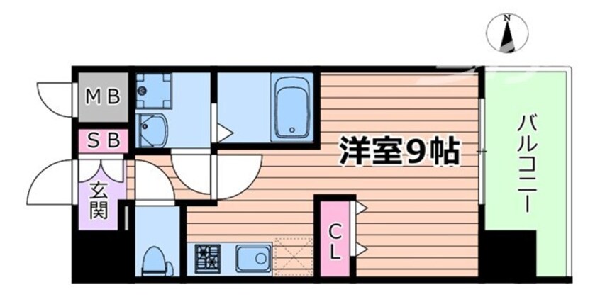 間取図 コンフォリア新梅田