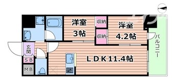 間取図 セレニテフラン梅田