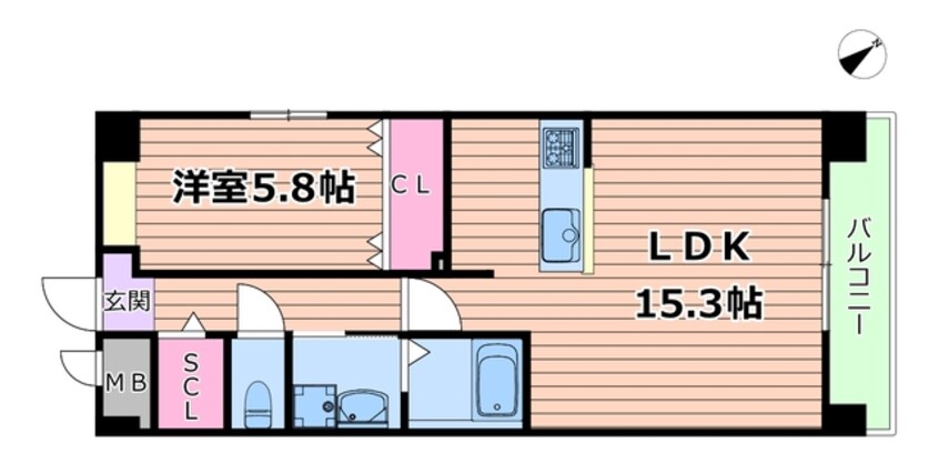 間取図 アリビオ福島