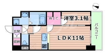 間取図 リヴェント福島野田