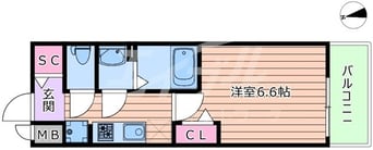 間取図 プレサンス大阪都島エレナード