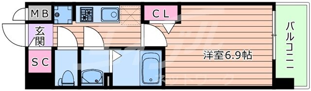 間取り図 プレサンス大阪都島エレナード