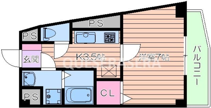 間取図 ハピネス浦江