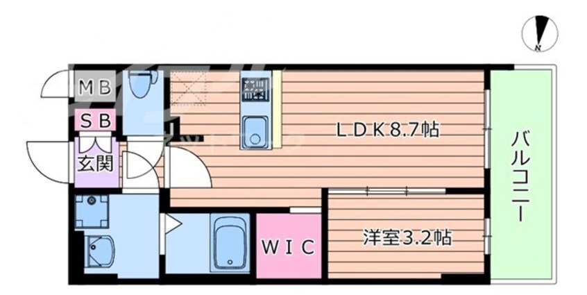 間取図 プレサンス桜ノ宮イーサリアル