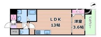 間取図 スプランディッド福島WEST