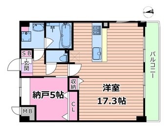 間取図 エクシアテラス梅田