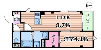 間取図 ヴェルーラ福島