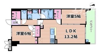 間取図 グランドパレス長田