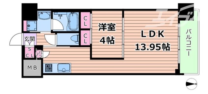 間取図 東海道本線<琵琶湖線・JR京都線>/東淀川駅 徒歩7分 2階 建築中