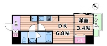 間取図 Dimora靭公園