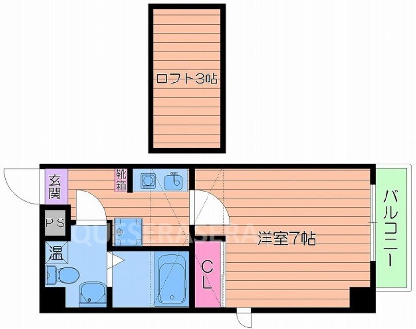 間取図 ラ・フォーレ東野田