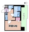 エスリードレジデンス梅田グランゲート 1Kの間取り