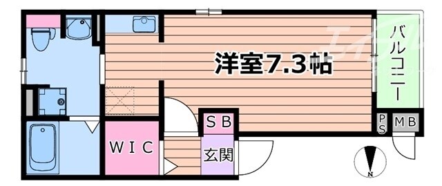 間取り図 ハピネス浦江Ⅱ