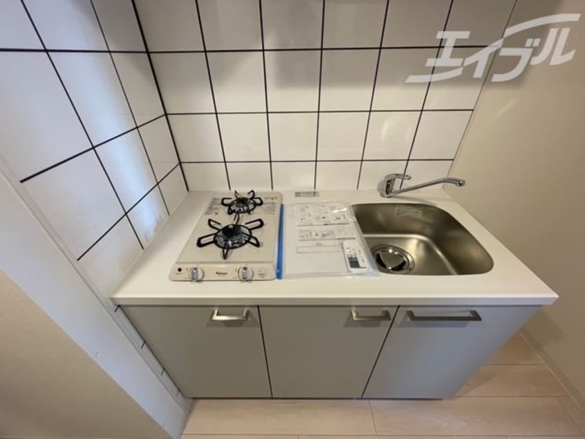 シンク広め、まな板置くスペースもあり！ エスリードレジデンス梅田デュオ