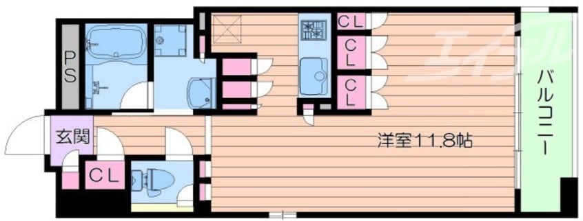 間取図 Galilei Sinmachi
