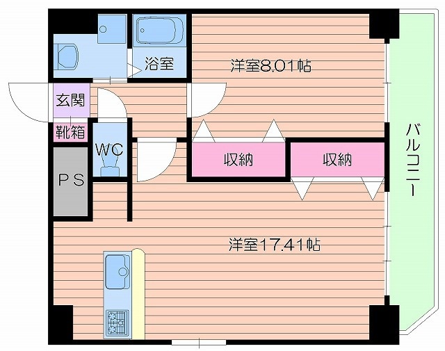 間取り図 ブラーヴォ梅田北