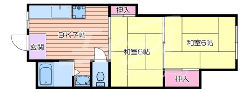 間取図 三進ビル