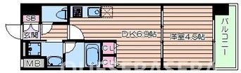 間取図 S-RESIDENCE淀屋橋