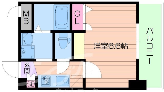 間取り図 アドバンス大阪城北ルミウス