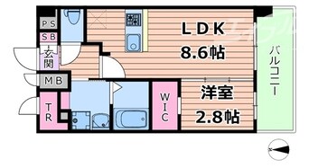 間取図 プレサンス東小橋エレディータ