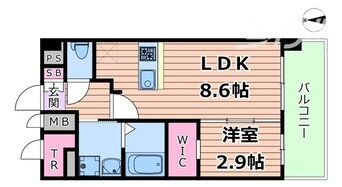 間取図 プレサンス東小橋エレディータ