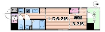 間取図 LUORE＋新大阪SOUTH