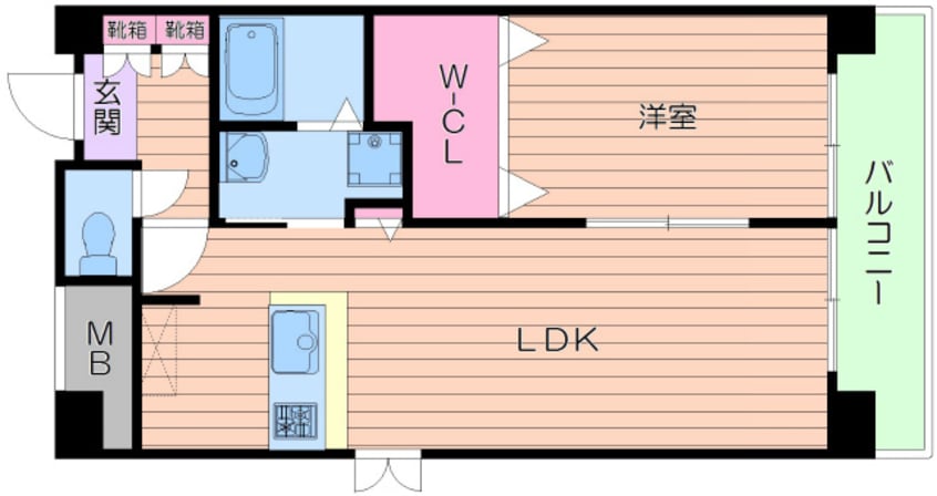 間取図 堂島アーバンライフ