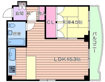間取図 グランドールハタダ
