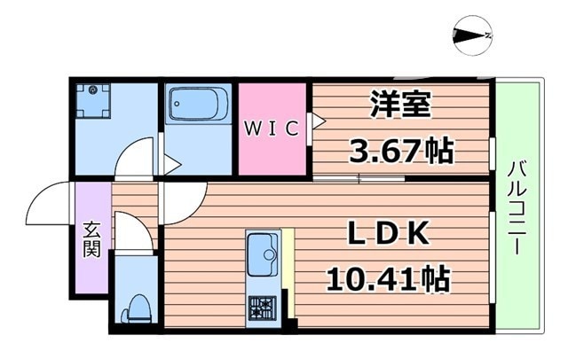 間取り図 エスグランデ中崎町